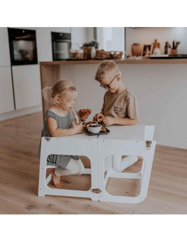 Torre Montessori transformable 2 en 1 Sweet Home 90cm