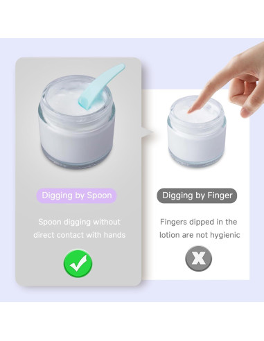 100 Espátulas Cosméticas GOLACKY Mini Cuchara Plástico Multicolor