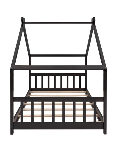 Marco de Cama Montessori Twin Bellemave de Madera Espresso