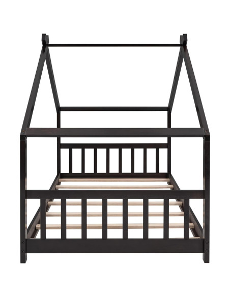 Marco de Cama Montessori Twin Bellemave de Madera Espresso