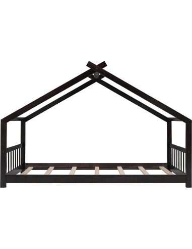 Marco de Cama Montessori Twin Bellemave de Madera Espresso