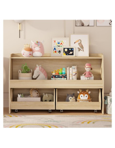 Estante Montessori COZPAW 2 Niveles para Juguetes y Libros