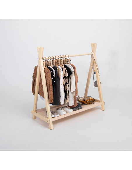 Rack de Ropa Sweet Home From Wood para Niños - Madera Plegable