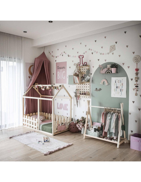 Rack de Ropa Sweet Home From Wood para Niños - Madera Plegable