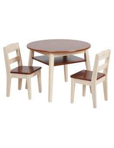 Conjunto de Mesa y Sillas ECR4Kids Hideaway para Niños
