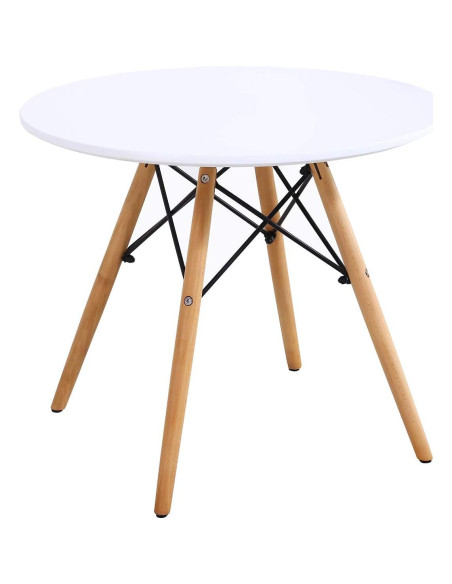 Conjunto de Mesa y 2 Sillas para Niños Costzon Blanco