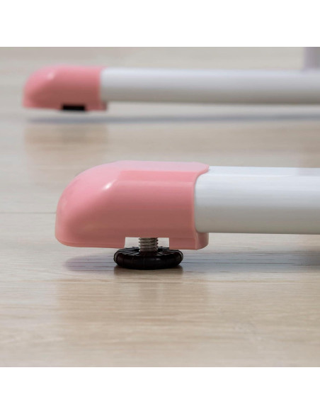 Escritorio de Estudio Qaba Rosa Ajustable para Niños 50-71 cm