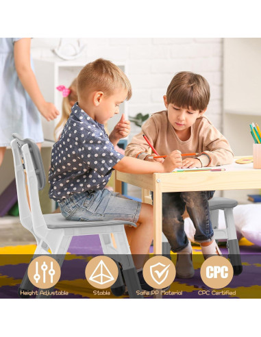 Sillas para Niños GAOMON Ajustables en Altura - Paquete de 2