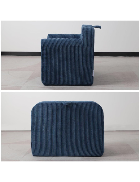 Sofá Infantil Getifun Azul 62x44 cm Espuma Suave