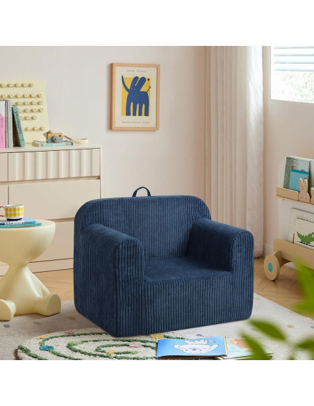 Sofá Infantil Getifun Azul 62x44 cm Espuma Suave