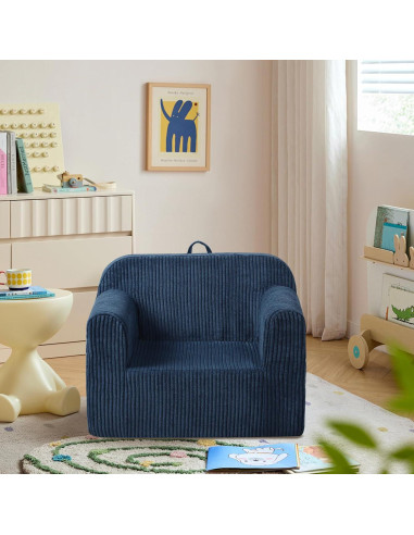 Sofá Infantil Getifun Azul 62x44 cm Espuma Suave