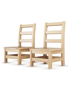 Sillas Escolares de Madera Fundaciones 8" (20.32 cm) - Paquete de 2