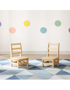 Sillas Escolares de Madera Fundaciones 8" (20.32 cm) - Paquete de 2 2