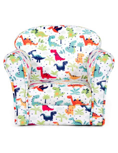 Sofá para Niños Costzon Dinosaurio 50.8x36.8x45.7 cm