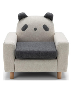 Sofá Infantil Costzon Panda con Estructura de Madera Sólida