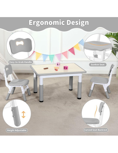 Silla Infantil Ajustable GITAWUSA - 2 Unidades, 3 Alturas