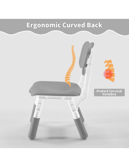 Silla Infantil Ajustable GITAWUSA - 2 Unidades, 3 Alturas