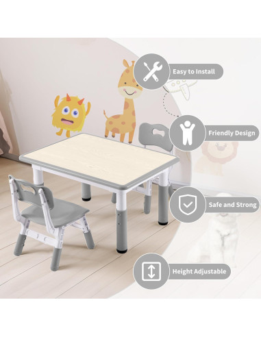 Silla Infantil Ajustable GITAWUSA - 2 Unidades, 3 Alturas