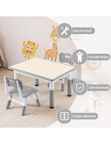 Silla Infantil Ajustable GITAWUSA - 2 Unidades, 3 Alturas