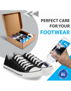 Kit de Cuidado de Calzado Kaps - Limpiador, Spray y Cepillo 2