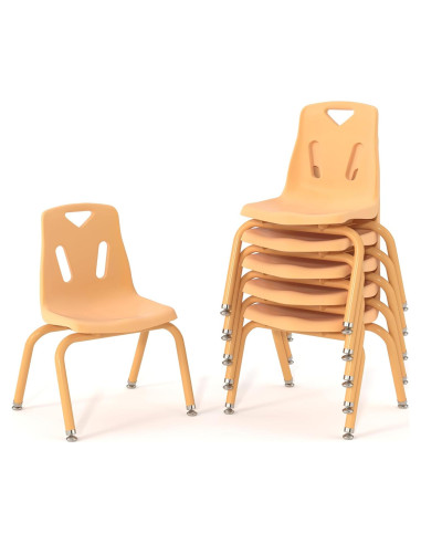 Sillas Apilables Berries Jonti-Craft 8124JC6251 Camel - Paquete de 6
