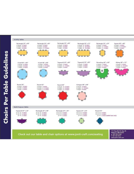 Sillas Apilables Berries Jonti-Craft 8124JC6251 Camel - Paquete de 6