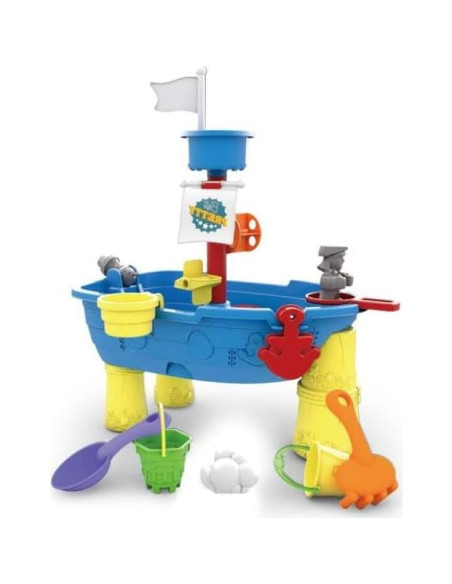 Barco de Juguete Pirata Valesan 21 Piezas para Niños 3-5 Años