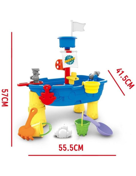 Barco de Juguete Pirata Valesan 21 Piezas para Niños 3-5 Años