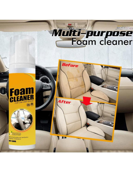 Limpiador de Espuma Multiusos Biaoyun 2 PCS 257g - Coche y Casa