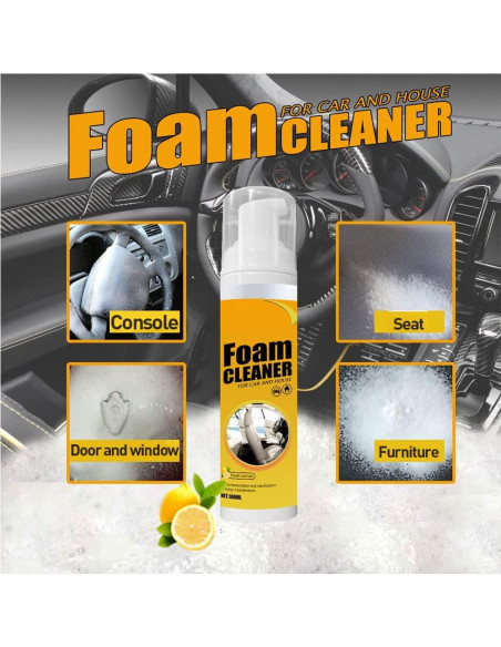 Limpiador de Espuma Multiusos Biaoyun 2 PCS 257g - Coche y Casa