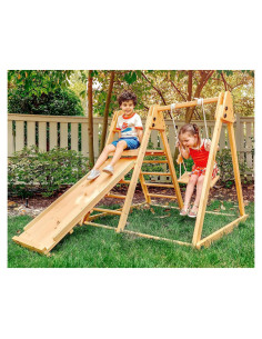 Avenlur Gimnasio de Juego Juniper 4-en-1 para Niños 18 meses a 6 años