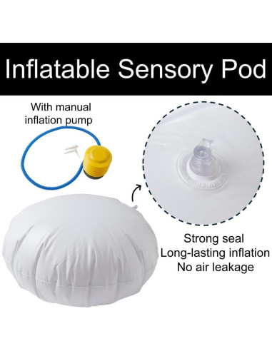 Hamaca Sensorial Inflable King Mills para Niños Autistas Verde