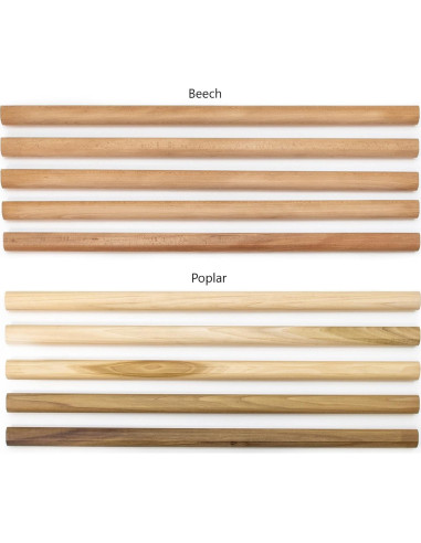 Escalera Sueca de Madera Beyond Balance con Peldaños Ovalados