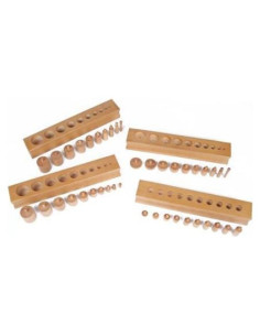 Bloques de Cilindros Montessori Elite 4 Perillas 45.7x10.2cm