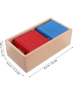 Tablero de Alfabeto Montessori BESPORTBLE de Madera 22x11cm 2
