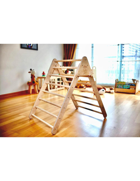 Conjunto de Escalada Interior KIDODIDO Montessori con Rampa y Cojín