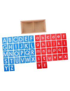 Tabla de Trazado del Alfabeto Montessori VICASKY 22x11cm