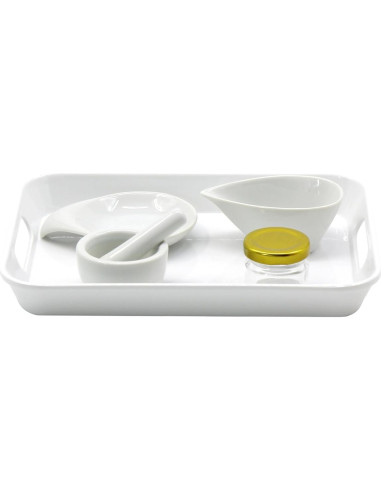 Set Mini Mortero y Maja de Porcelana Montessori - 0.75 kg