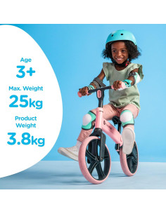 Bicicleta de Equilibrio Yvolution Y Velo Senior 30.5 cm Rosa 2