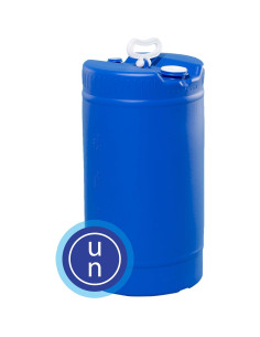 Tambor de Plástico Azul 15 Galones Air Sea Containers - Cerrado con Tapa de Tornillo 2