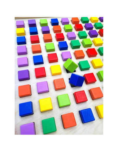 Tablero Sensorial Montessori Organiza | Actividad Táctil 53x53 cm