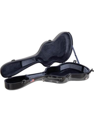 Estuche de guitarra clásica Crossrock CRF6030CBK - Fibra de carbono