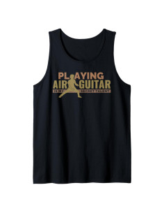 Camiseta sin mangas divertida Air Guitar Music - Guitarristas