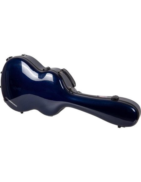 Estuche para guitarra clásica Crossrock CRF6030CBL - Fibra de carbono azul