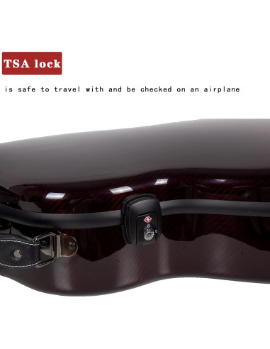 Funda de Guitarra Clásica Crossrock 4/4 Carbono Rojo México