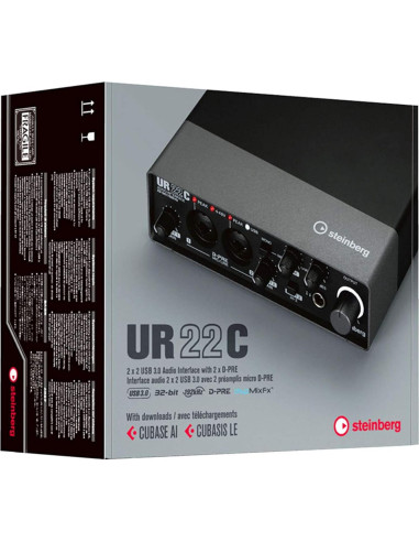 Interfaz de Audio Steinberg UR22C USB 3.0 32 bits 192kHz