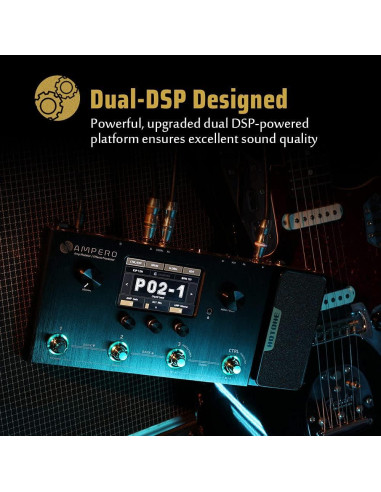 Hotone Ampero MP-100 Simulador de Amplificador y Efectos