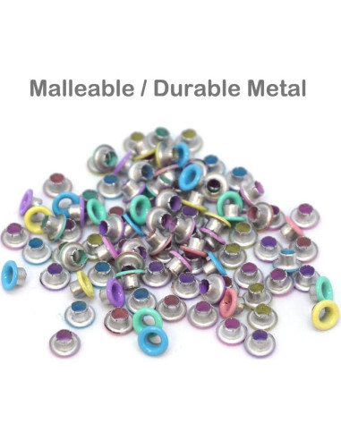 Ojales Rápidos FoRapid 3mm Pastel - 84 PCS para Manualidades