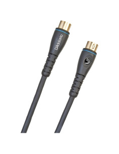 Cable MIDI D'Addario Planet Waves 20 pies Blindado Dorado