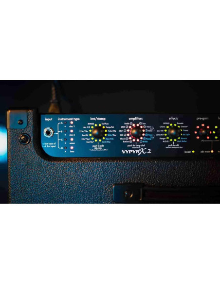 Amplificador Peavey VYPYR X2 60W Bluetooth 36 Modelos